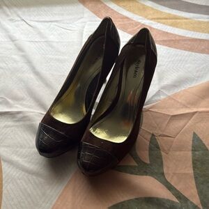 3/$10 Style & Co. Brown Closed Toe Heels